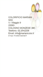 Mobile Screenshot of colorificiomariani.it